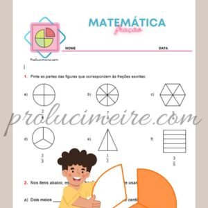 ATIVIDADE DE FRAÇÃO PARA 4º E 5º ANOS